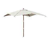 CLSDRZC with Wooden Pole Sand 300x300x273 cm,Beach Water Repellent,U VLight Protection, Easy to Open and Close, Garden Outdoor Parasol