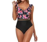 CLSDRZC Women's Tummy Control Swimsuit, Summer One-Piece Swimsuit, Sexy Slim Fit Swimsuit, Women's Appearance Swimsuits, Swimsuit, Beach Bikinis for Women, Summer, Beach, Holiday