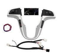 CLSMD Interrupteur au Volant Bouton de Volant pour Hyundai Verna Solaris Volume Audio Bouton de Commande de Musique Interrupteur avec rétro-éclairage