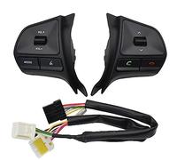 CLSMD Interrupteur au Volant pour KIA K2 Rio 2011-2014 Volant Audio Volume Musique Bouton de Commande Interrupteur avec rétro-éclairage Pas de Chauffage