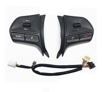 CLSMD Interrupteur au Volant pour KIA Rio K2 2011-2014 Bouton de Commande de Volant Multifonction commutateur de Volume de téléphone Audio avec rétro-éclairage