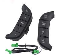 CLSMD Interrupteur au Volant pour Mitsubishi Pajero 2007-2019 commutateur de Volant Multifonction Bouton de Commande Audio Radio 84250-PJL