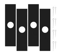 CLSR2U AEB0800 Lot de 4 lames de bordure compatibles avec système de bordure EGO Power+ EA0800, lame de rechange de 20,3 x 5,1 cm avec trou central de 2,5 cm, convient pour bordures EGO 56V ME0801