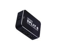 CLSSLVVBN Boîtier répartiteur XLR pour haut-parleurs : interface permettant de connecter facilement six sorties à une source audio et d'améliorer la flexibilité des systèmes audio. Adaptateur