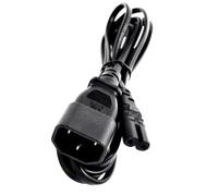 CLSSLVVBN Câble d'extension C14 vers C7 110 V/250 V 10 A 2 x 75 mm² Puissance nominale : entrée C14/C7, Sortie /, Compatible PC, Ordinateur, PDU, UPS, DJ, éclairage de scène, DMX