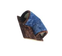 CLSSLVVBN Cachette pour cobayes avec Espace Profond et lit Douillet pour Plus de sécurité et de Confort. Convient également pour aux Hamsters et Autres Petits Animaux, Bleu