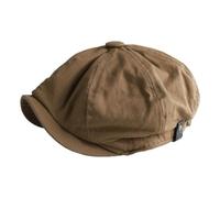CLSSLVVBN Casquette gavroche élégante Vintage pour un Look à la mode et polyvalent confortable à porter casquettes gavroche en coton bonnet, brun, 4XL(61-63 cm)
