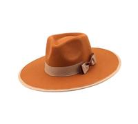 CLSSLVVBN Chapeau haut-de-forme de festival/carnaval pour femme, style jazz, accessoire polyvalent, large bord, en laine douce et confortable, idéal pour les événements d'automne, les fêtes à thème,