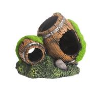 CLSSLVVBN Décoration d'aménagement paysager d'aquarium, Grotte rocheuse, Maison, Ornement de Paysage d'aquarium 14 x 9 x 11 cm