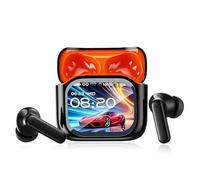 CLSSLVVBN Écouteurs Bluetooth, étanches, Son stéréo Haute définition, autonomie prolongée. Voyages, réunions. Ne Prend Pas en Charge, Noir Orange