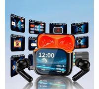 CLSSLVVBN Écouteurs Bluetooth, étanches, Son stéréo Haute définition, autonomie prolongée. Voyages, réunions. Ne Prend Pas en Charge, Noir