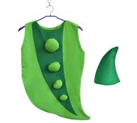 CLSSLVVBN Ensemble de vêtements de performance pour enfants, jeu rôle fruits mignons, fraise, pois, vitalité, légumes amusants pour enfants (et, Vêtements haricots bol