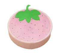 CLSSLVVBN Griffoir Rond pour Chat d'intérieur, idéal pour Faire Ses Griffes en Toute tranquillité. Décoration en sisal, Fraise, 40 x 10 cm