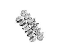 CLSSLVVBN Grills dentaires tendance, accessoire buccal plaqué or 18 carats, motif flamme, parfaits pour les mariages et les fêtes décontractées. Livrés avec une barre de moulage.