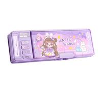 CLSSLVVBN Jolie Trousse à à Double Ouverture, Grande capacité de Rangement, Double Fermeture Code. Idéale pour Les Enfants, Un