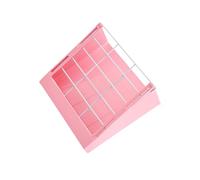 CLSSLVVBN Mangeoire à Foin pour Lapin, Cage, râtelier à Foin, qualité supérieure, 22,4 x 20,6 x 8,9 cm, Blanche, Rose, 22.3 20.5 9 cm