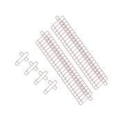 CLSSLVVBN Marque-pages uniques en forme de croix, pinces métalliques, petits trombones mignons, fournitures de bureau pour une organisation facile des documents, fournitures, Or Rose, 2 x 3.4 cm