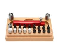 CLSSLVVBN Outil d'extraction de Couronne de Montre avec poignée Ergonomique, Compatible avec différents modèles Montres, offrant des Solutions réparation Pratiques. Kit d'outils Portable en Acier