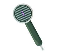 CLSSLVVBN Peigne de toilettage pour Animaux de Compagnie électrique Deshedding beauté enlèvement Brosse à Cheveux à Main Salon sans Fil Brosse de Nettoyage en Plastique Masseur, Vert