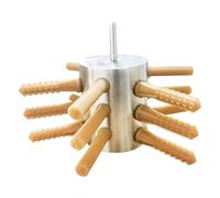 CLSSLVVBN Plumeuse de poulet, plumeuse de canard, d'oiseaux, pour poulet, caille, dinde, 18 doigts, taille moyenne