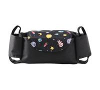CLSSLVVBN Porte-gobelet isolé pour console parentale avec espace et plusieurs poches pour une organisation facile, organisateur universel de poussette, tasse isolée