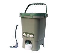 CLSSLVVBN Poubelle à compost portable pour cuisine, jardin, balcon, recyclage efficace des déchets, poubelle intérieure, seau à compost, seau de cuisine portable, barils de fermentation