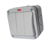 CLSSLVVBN Prise extérieure étanche à la poussière, haute fiabilité et robustesse, idéale pour les jardins et l'éclairage extérieur. Interrupteur étanche IP66, haute fiabilité et grande solidité.