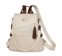 CLSSLVVBN Sac à, sac à pour ordinateur portable pour homme et, cartable pour enseignant. Respirant, résistant et spacieux. Idéal pour l'université, les voyages et, Beige