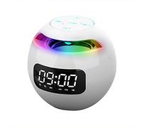CLSSLVVBN sans Fil Compatible Bluetooth Haut-Parleur stéréo Son Radio TF Carte Mains Libres lumière LED réveil Maison Musique Accessoires, Type 2