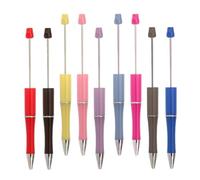 CLSSLVVBN Stylos à bille à perles, prise en main confortable, pour l'école, le bureau et les étudiants. Stylos bille imprimables pour l'écriture la maison, au bureau en résidence étudiante.