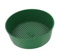 CLSSLVVBN Tamis de Jardin Portable de 27 cm diamètre, Outil tamisage du Sol, Couleur Vert Vif, pour Une expérience Jardinage améliorée. Tamis à Terre, Sable et Compost Vert.
