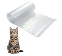 CLSSLVVBN Tampon Anti-Rayures Transparent, Protecteur de Chat ABS, Tampon à gratter à Pointes pour Chat avec gratter pour Meubles, 31 * 160cm