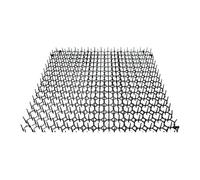 CLSSLVVBN Tapis anti-excréments de chat, pour canapé et canapé d'intérieur/extérieur avec picots en PP et bandes anti-escalade. Accessoire répulsif pour chats. Noir.