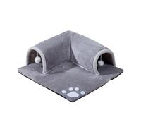 CLSSLVVBN Tunnel de Jeu Pliable pour Chat, Jouet interactif, léger et Portable. Ce Tunnel se Plie et se Range Facilement sans Prendre Beaucoup de Place.