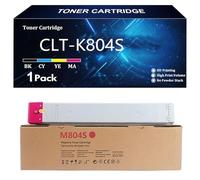 CLT-K804S Cartouche de Toner Compatible Cartouches pour Samsung CLT-K804S CLT-C804S CLT-M804S CLT-Y804S pour Samsung MultiXpress X3220NR X3280NR Imprimantes avec Puce,M-1 Pack