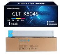 CLT-K804S Cartouche de Toner Compatible Cartouches pour Samsung CLT-K804S CLT-C804S CLT-M804S CLT-Y804S pour Samsung MultiXpress X3220NR X3280NR Imprimantes avec Puce,C-1 Pack
