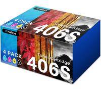 Clt-P406C Clt-K406S Toners Compatibles Avec Samsung Clx 3305 Clp 365 Toner Samsung Clx-3305 Xpress Clp 365 Clx 3300 C410W C460Fw Clx-3305W K406S C406S Y406S M406S(4 Pack)[ENC940273]