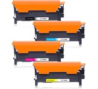 CLT-P406C P406C 406S Lot de 4 toners compatibles avec Samsung C460W CLX 3305 C410W CLP-365 C460FW CLX-3300 CLP-360 (1 noir, 1 cyan, 1 magenta, 1 jaune, 1 caisse)
