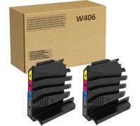 Clt-W406 W406 Bac Récupération Su426A Compatibles Pour Samsung Clp-360 Clp-365 Clx-3300 Clx-3305 Sl-C410 Sl-C430 Sl-C460 Sl-C480 Sl-C480W Sl-C480Fw Imprimante Cartouche Toner Usagé (2 Paquets)