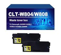 CLT-W804 W808 Réservoir De Toner Usagé Compatible avec Les Imprimantes pour Samsung SL-X4220RX X4250LX X4300LX X3220NR X3280NR,CLT W804-2 Pack