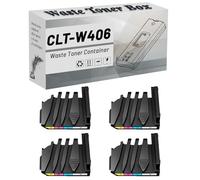 CLTW406 CLT-W406 Boîte de Toner usagé, conteneur de Remplacement Compatible pour imprimantes pour Samsung C483W SL-C483W C410W C430W C460FW C480FW CLP-365 365W CLX-3305FN 4*Black