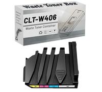 CLTW406 CLT-W406 Boîte de Toner usagé, conteneur de Remplacement Compatible pour imprimantes pour Samsung C483W SL-C483W C410W C430W C460FW C480FW CLP-365 365W CLX-3305FN 1*Black