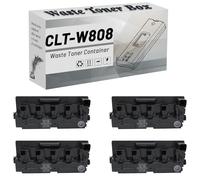 CLTW808 CLT-W808 Boîte de Toner usagé, conteneur de Remplacement Compatible pour imprimantes pour Samsung SL-X4220RX X4250LX X4300LX X3220NR X3280NR fiabilité et longévité 4*Black