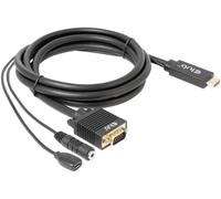 Club 3D Câble adaptateur club3D HDMI / Jack / USB-Micro-B / VGA Fiche mâle HDMI-A, Prise jack 3,5 mm, USB-Micro-B femelle, Fiche mâle VGA 15 pôles 2.00 m noir CAC-1712