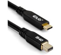 Club 3D Câble dafficheur USB-C® 2.00 m noir CAC-1561