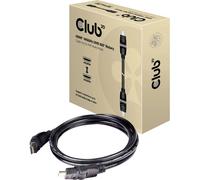 Club 3D Câble de raccordement club3D HDMI Fiche mâle HDMI-A, Fiche mâle HDMI-A 2.00 m noir CAC-1360 4K UHD, ignifuge Câble HDMI