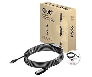 Club 3D Câble d'extension USB 3.2 Gen1 actif 10 mètres M/B 28 AWG