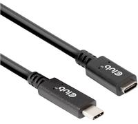 Club 3D Câble USB-C USB 3.2 Gen1 (USB 3.0) USB-C® mâle, USB-C® femelle 1.00 m noir CAC-1531