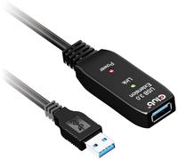 Club 3D Câble USB USB 3.2 Gen1 Connecteur RJ45 5.00 m noir CAC-1404