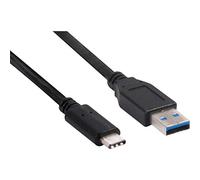 Club3D Câble USB CAC-1523 USB 3.2 Gen1 (USB 3.0) USB-C mâle, USB-A mâle 1,00 m Noir